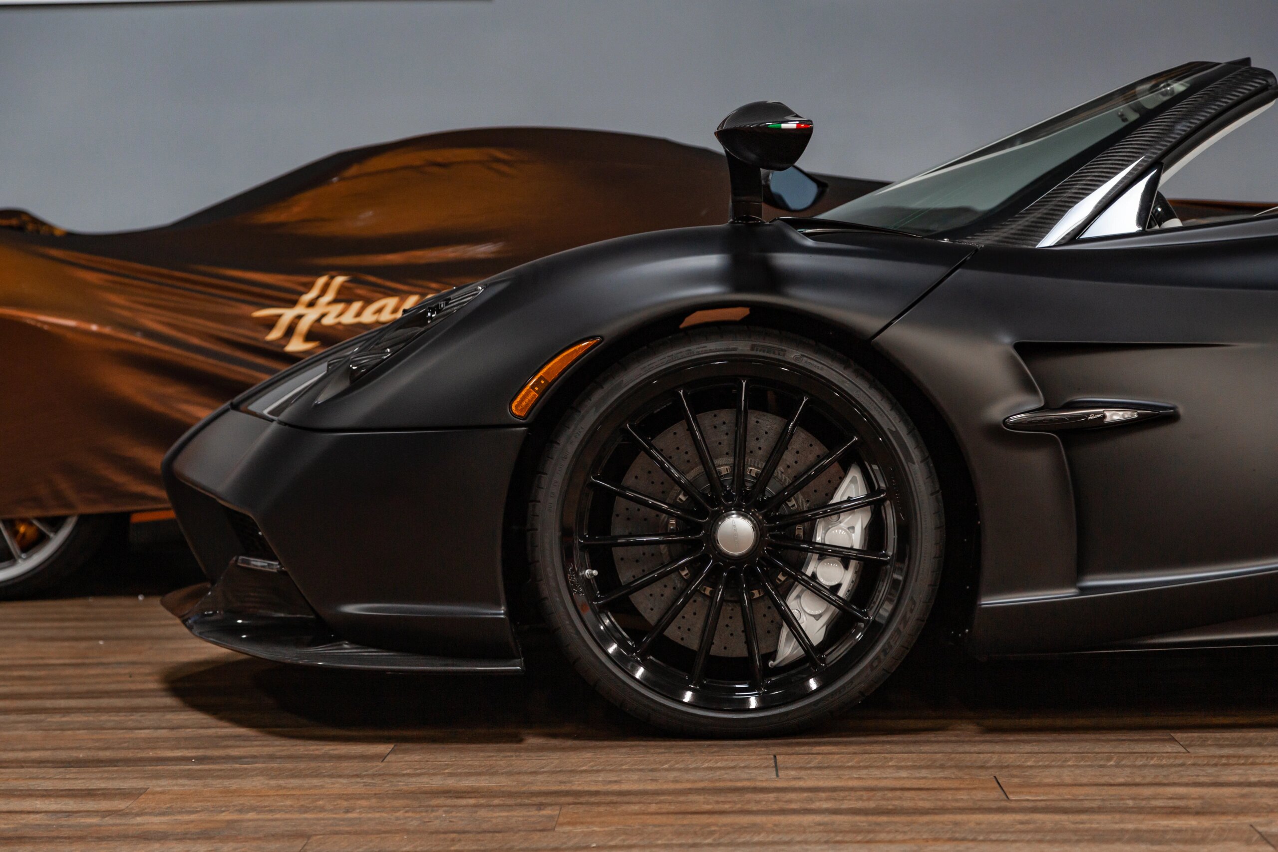 Matte Black Pagani Huayra Roadster Is A Batmobile For The Street