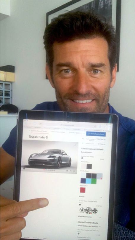 Mark Webber Configures His Ideal Porsche Taycan – Here’s What He Chose