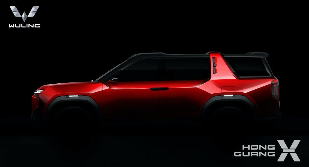  GM China Teases Wuling Hong Guang X SUV Concept Ahead Of Imminent Debut