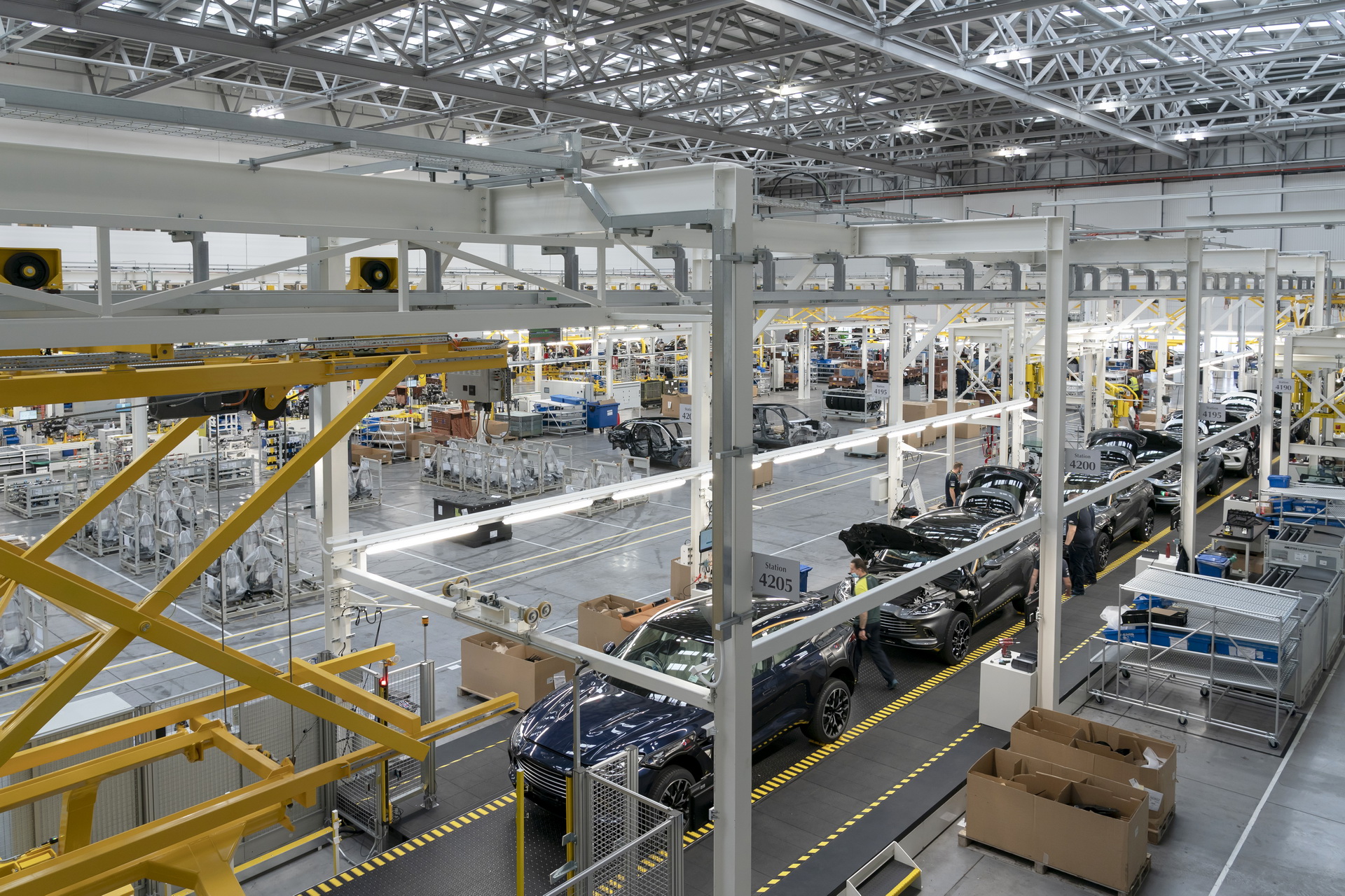 Aston Martin DBX Luxury SUV Enters Production In Wales