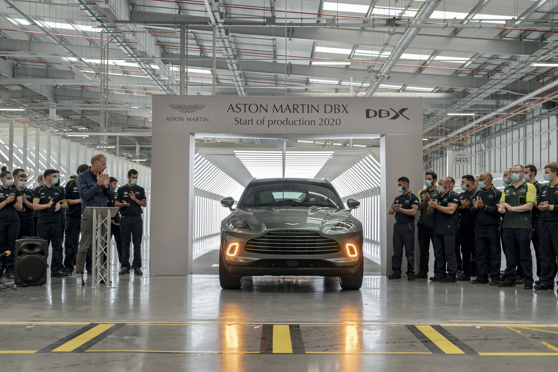 Aston Martin DBX Luxury SUV Enters Production In Wales