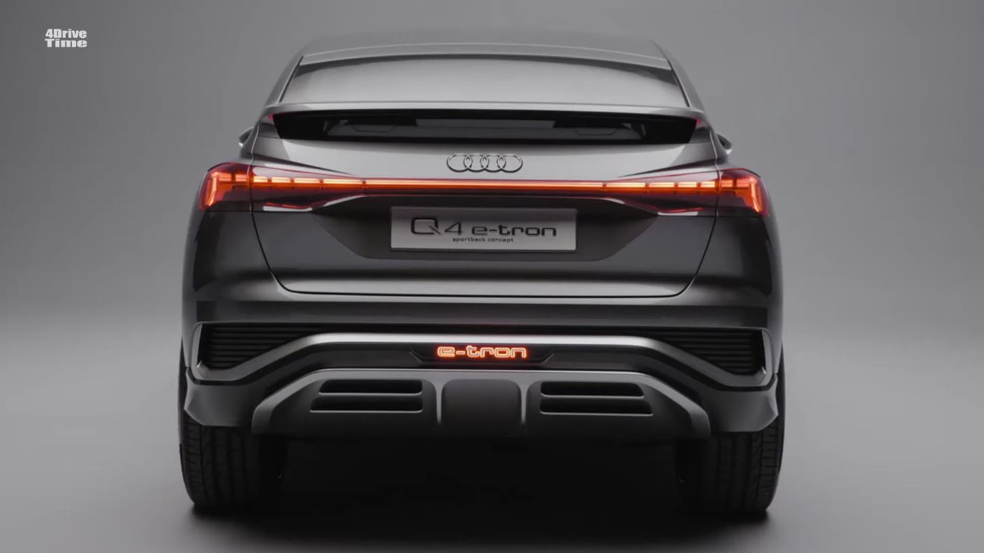 New Audi Q4 E-Tron Sportback Concept Uncovered Before Its Official Debut