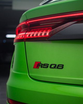 Java Green Audi RS Q8 With 23″ Wheels And Carbon Trim Really Stands Out ...