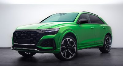 Java Green Audi RS Q8 With 23″ Wheels And Carbon Trim Really