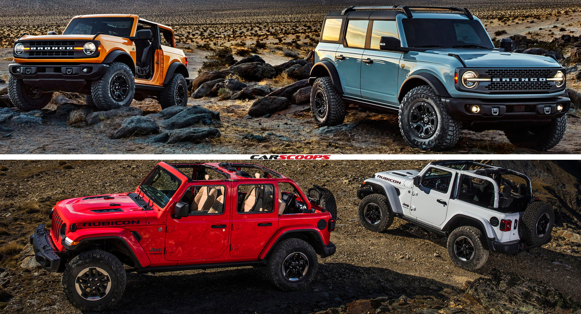 2021 Ford Bronco vs. 2020 Jeep Wrangler: Can The Bronco Steal Some Of The  Wrangler's Mojo? | Carscoops