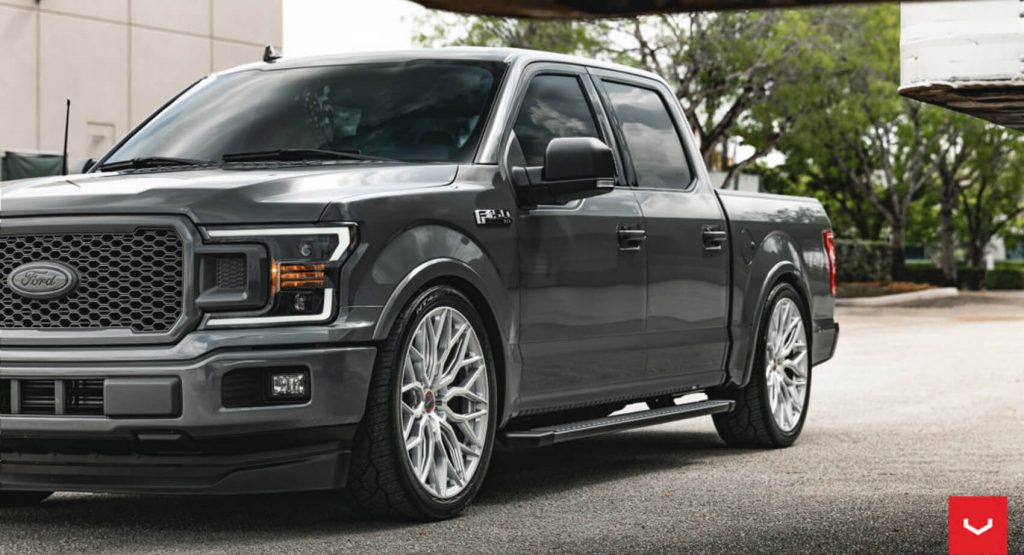  Lowered Ford F-150 On 24-Inch Wheels Won’t Leave The Tarmac Anytime Soon