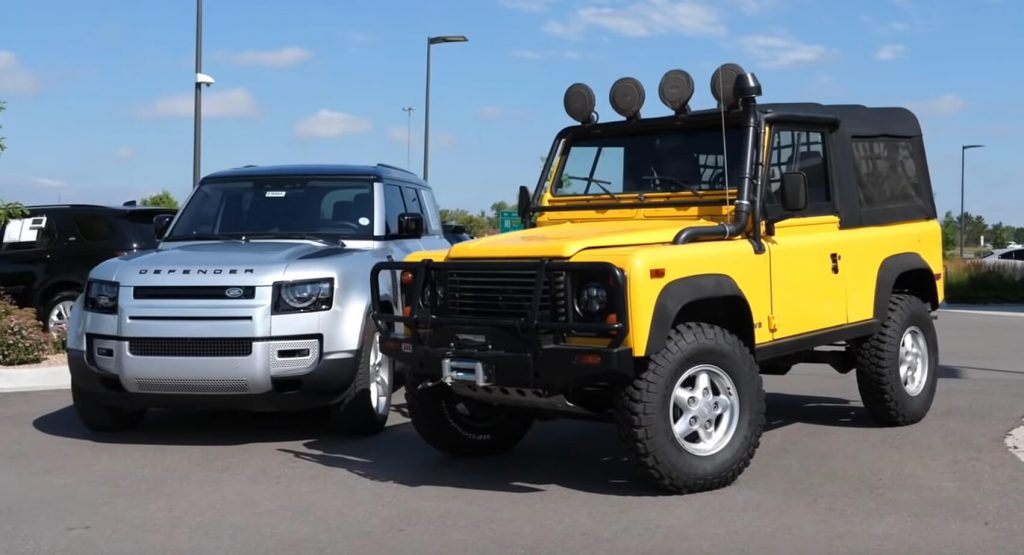  2020 Land Rover Defender Meets Its Iconic Predecessor In Comparison Test