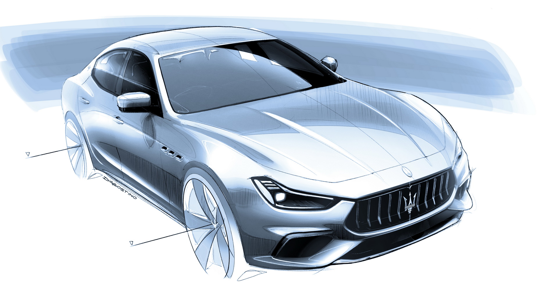 Maserati Ghibli Hybrid Breaks Cover With 330 HP, Updated Looks