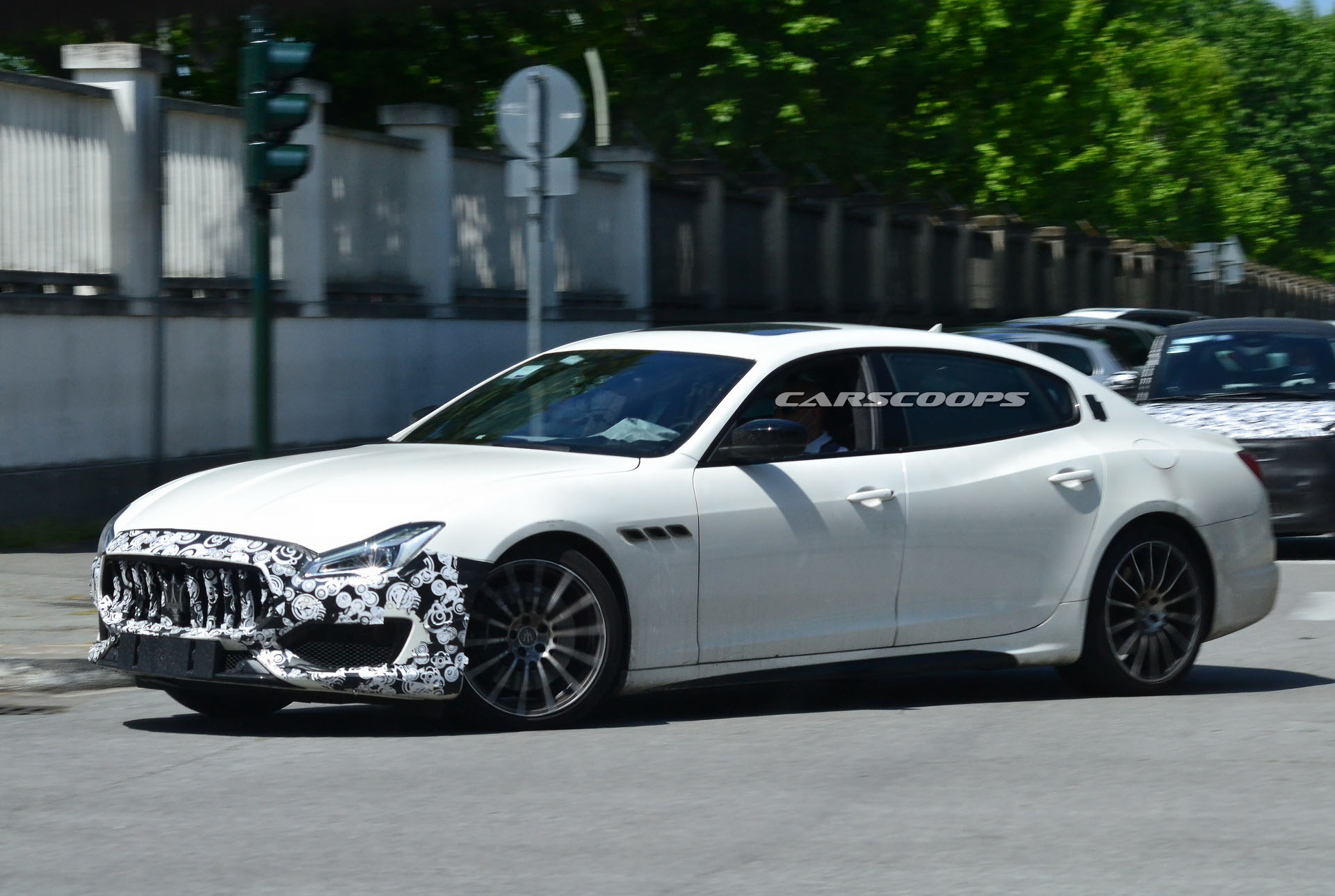 2021 Maserati Quattroporte Looks Almost Ready To Show Us Its Cards