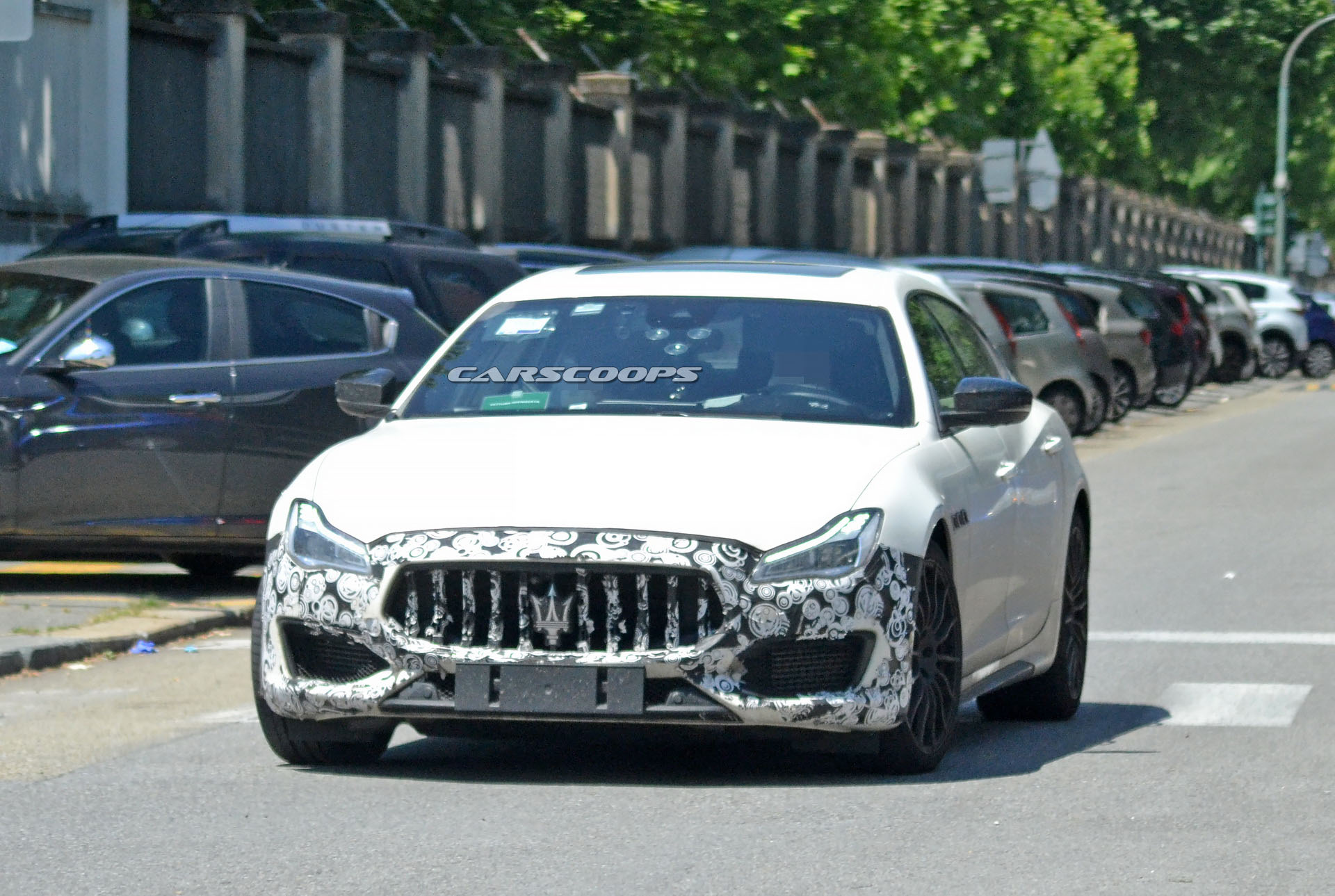 2021 Maserati Quattroporte Looks Almost Ready To Show Us Its Cards
