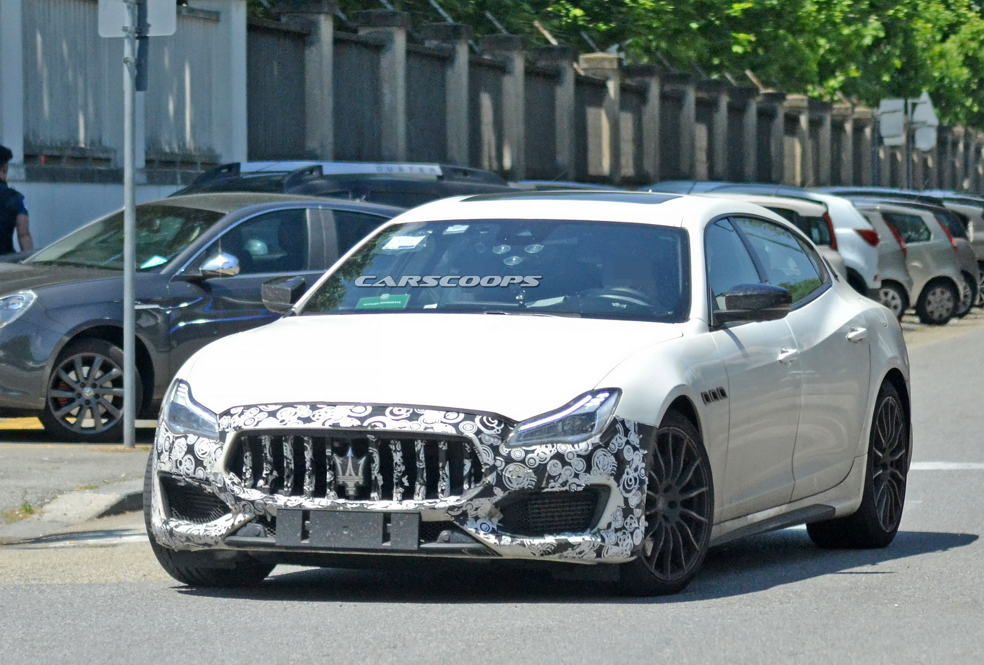 2021 Maserati Quattroporte Looks Almost Ready To Show Us Its Cards