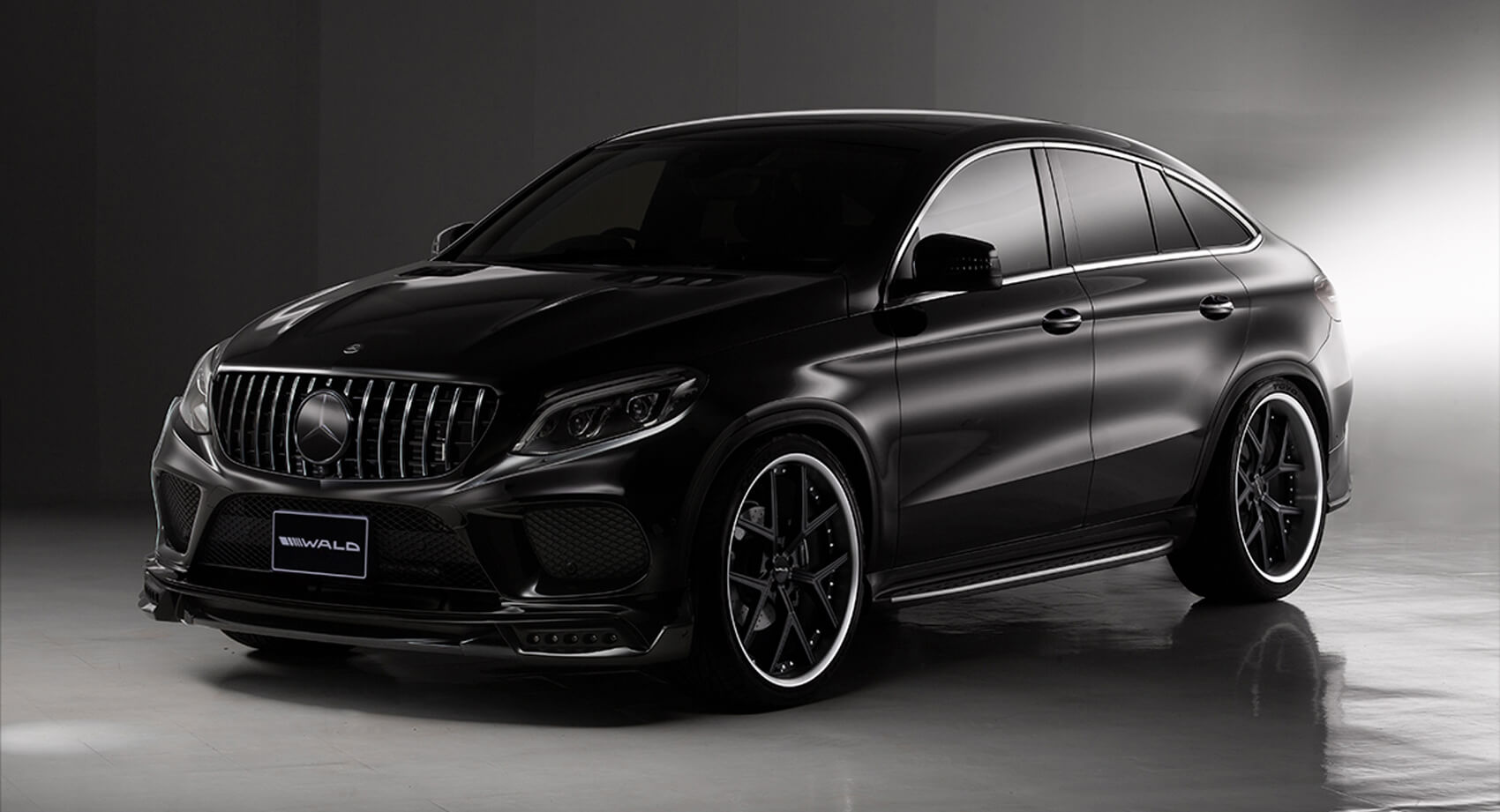 Wald S Latest Blacked Out Mercedes Benz Gle Coupe Is Not A Black Bison Carscoops