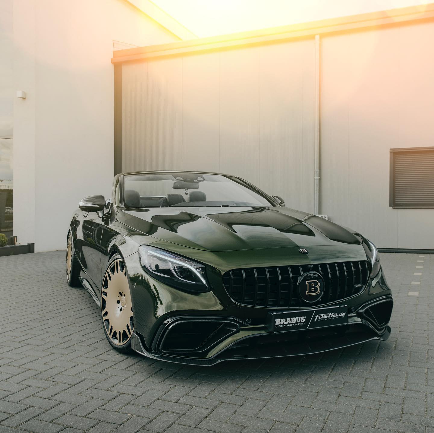 Tuned Olea-Green Mercedes-AMG S63 Cabrio Is Just Screaming For Attention