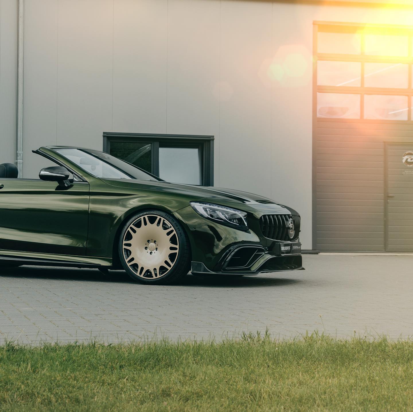 Tuned Olea-Green Mercedes-AMG S63 Cabrio Is Just Screaming For Attention