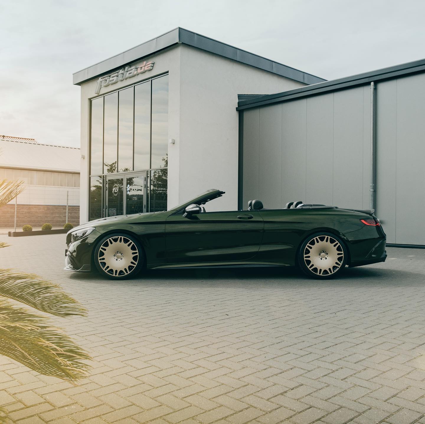 Tuned Olea-Green Mercedes-AMG S63 Cabrio Is Just Screaming For Attention