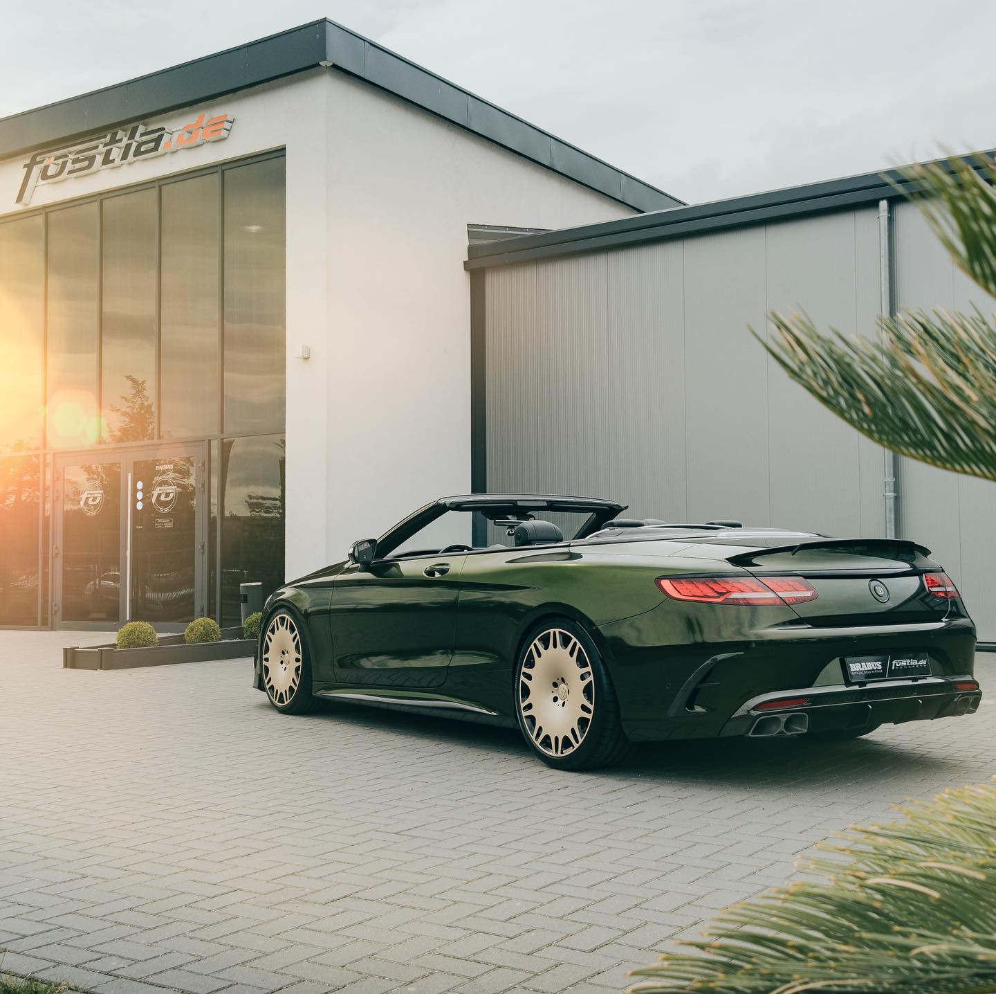 Tuned Olea-Green Mercedes-AMG S63 Cabrio Is Just Screaming For Attention