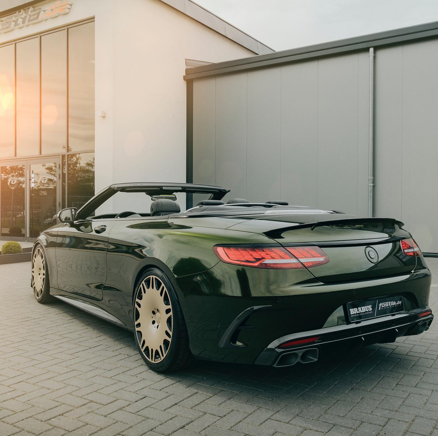 Tuned Olea-Green Mercedes-AMG S63 Cabrio Is Just Screaming For Attention