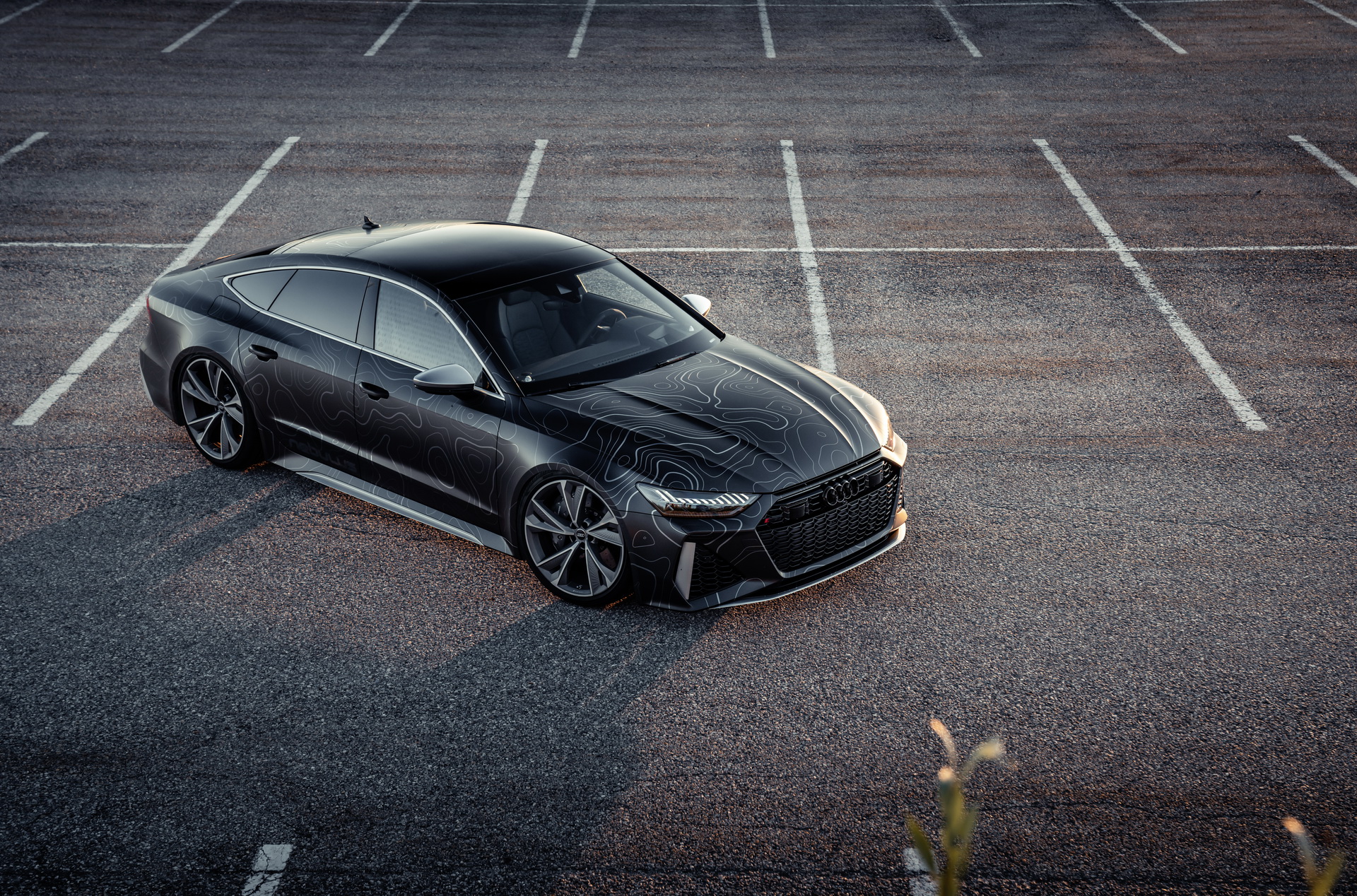 Tuned Audi RS7 Sports 942HP, Black Diamond Matte Wrap