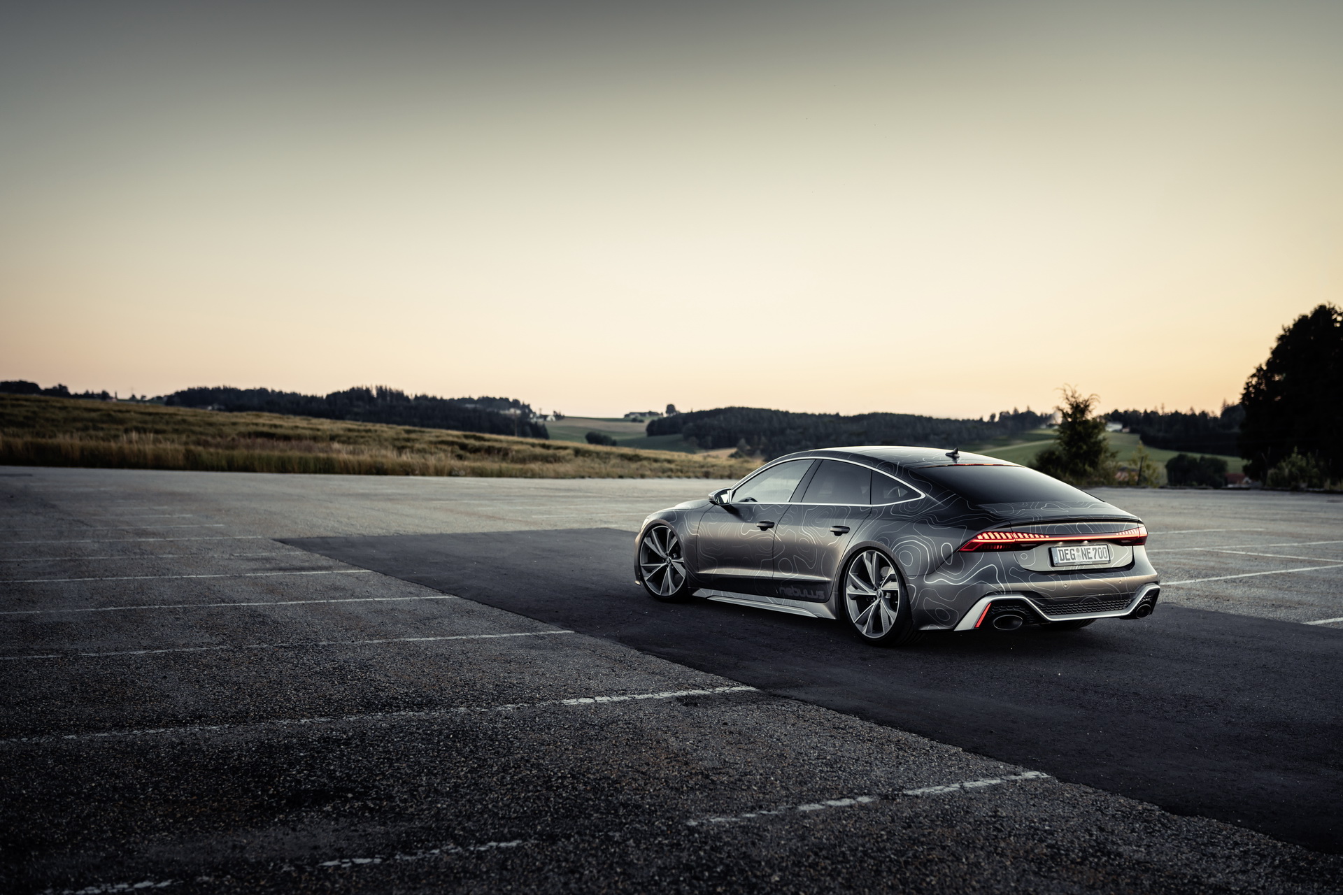 Tuned Audi RS7 Sports 942HP, Black Diamond Matte Wrap