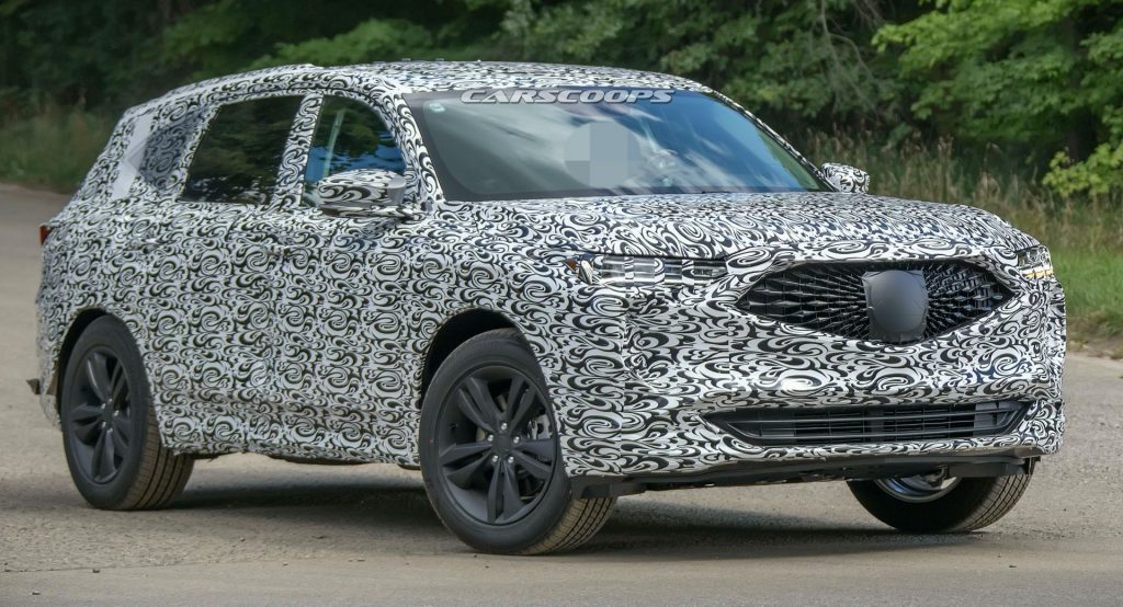  2021 Acura MDX Switches To More Revealing Camouflage Ahead Of Fall Debut