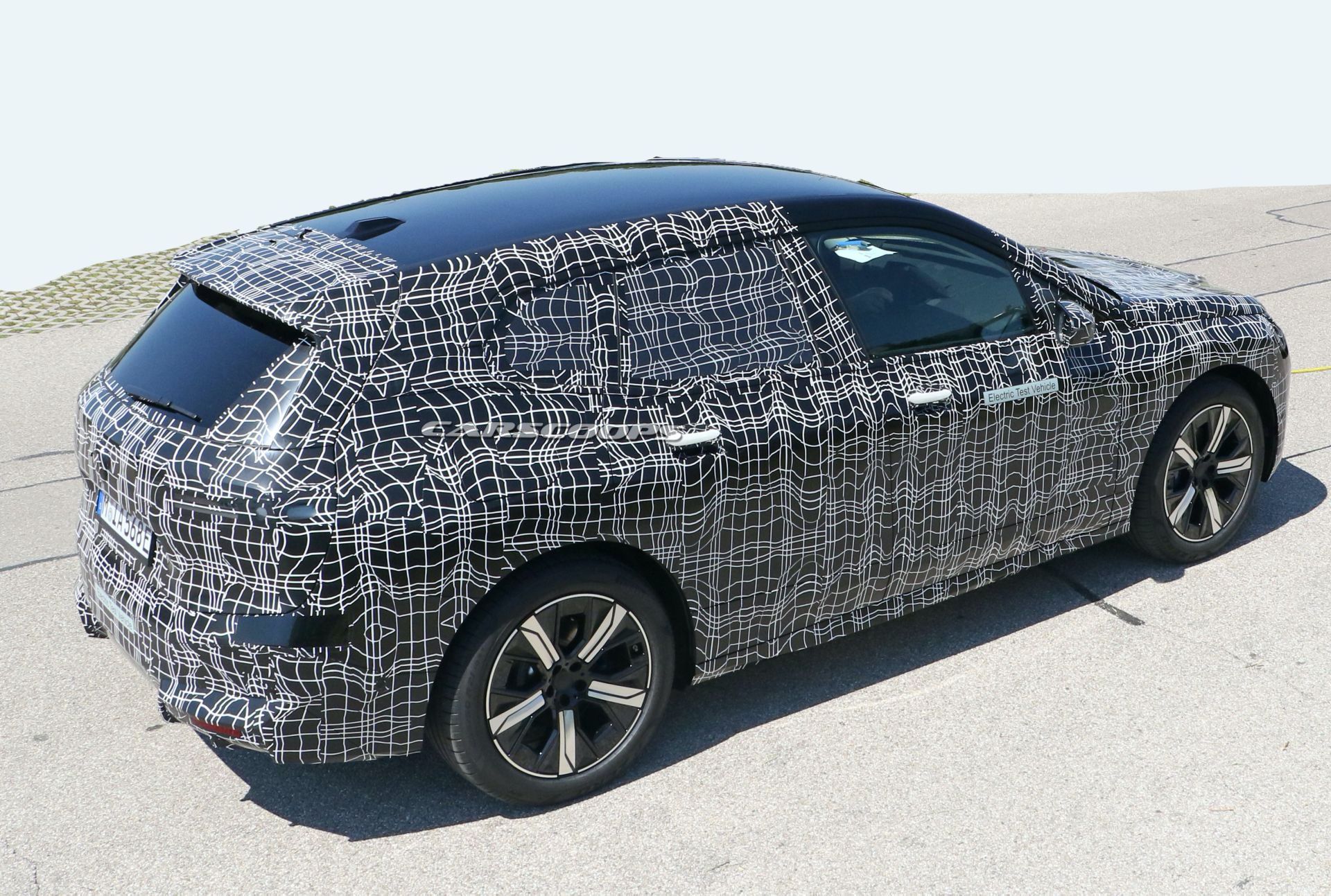 2021 BMW iNext Electric SUV Wears Production Lights, Less Camo In New Spy Shots