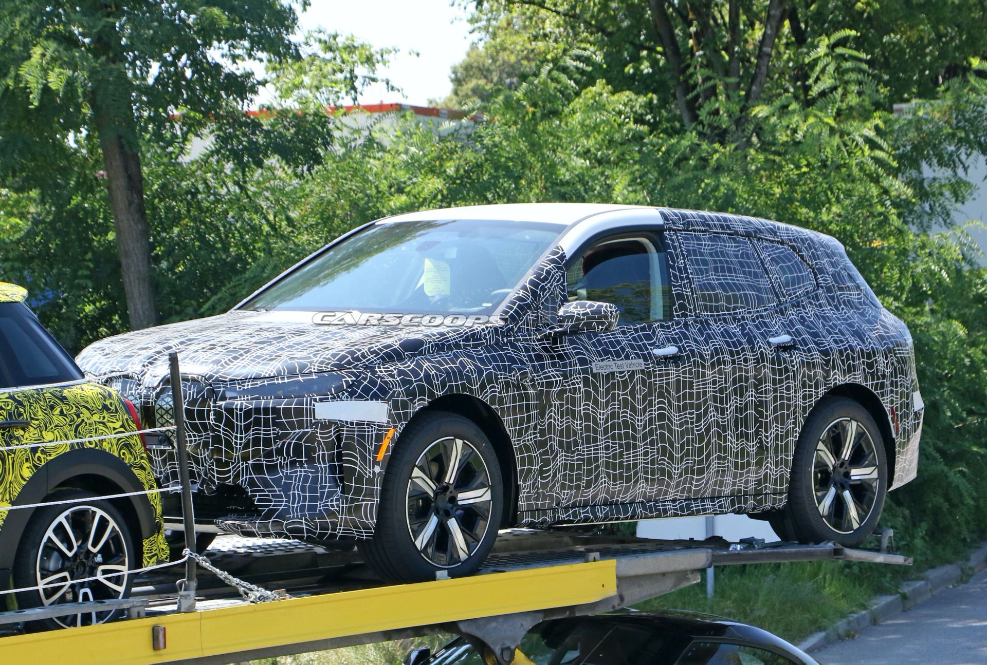 2021 BMW iNext Electric SUV Wears Production Lights, Less Camo In New Spy Shots