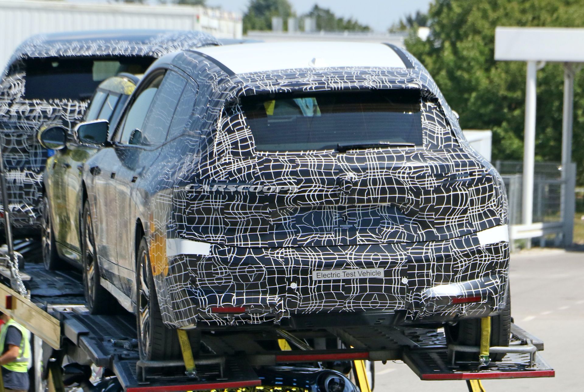 2021 BMW iNext Electric SUV Wears Production Lights, Less Camo In New Spy Shots