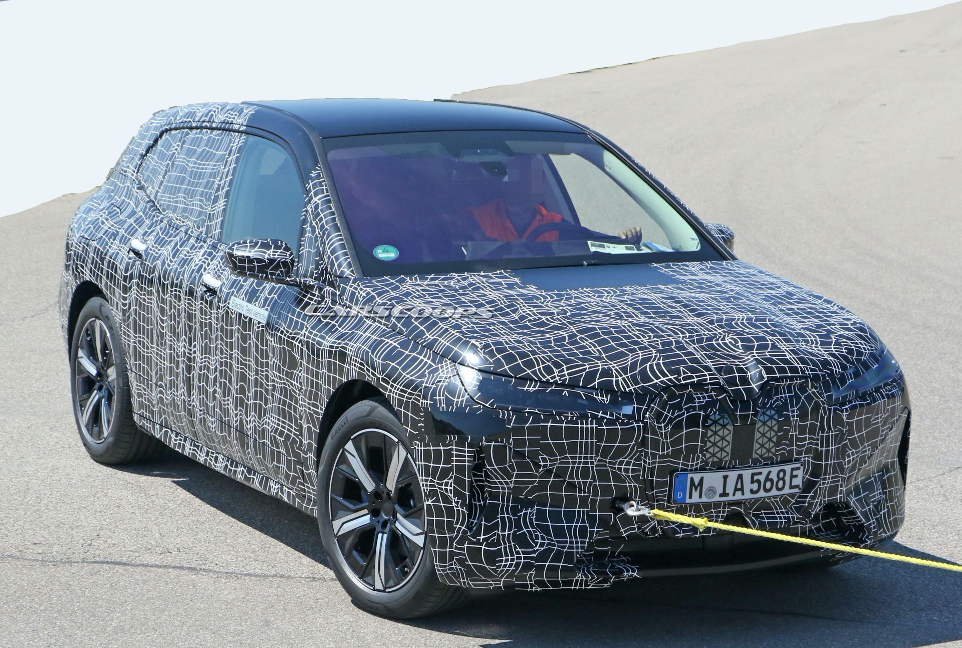 2021 BMW iNext Electric SUV Wears Production Lights, Less Camo In New Spy Shots