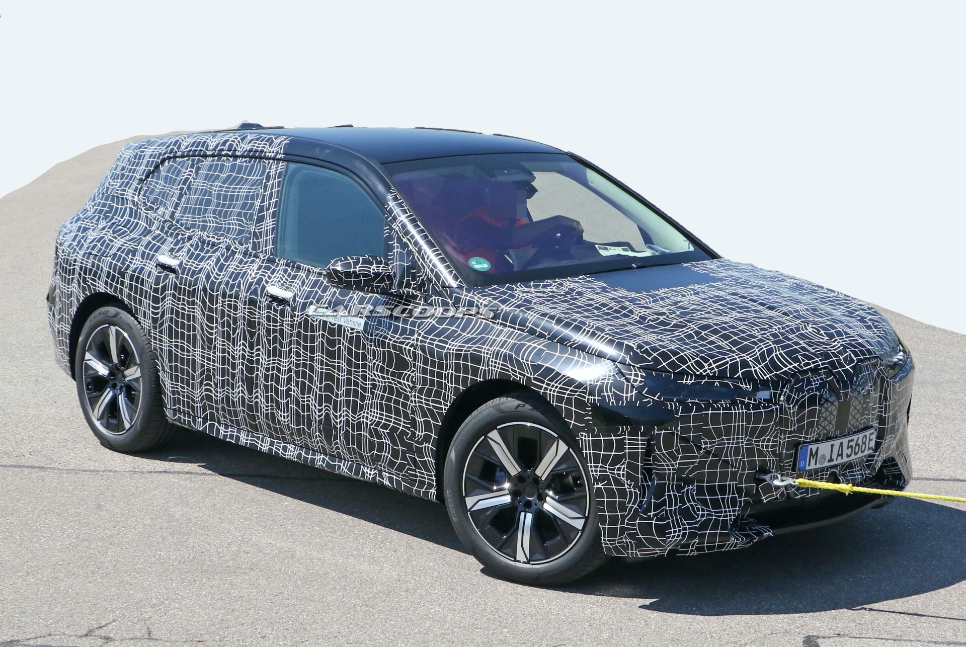 2021 BMW iNext Electric SUV Wears Production Lights, Less Camo In New Spy Shots