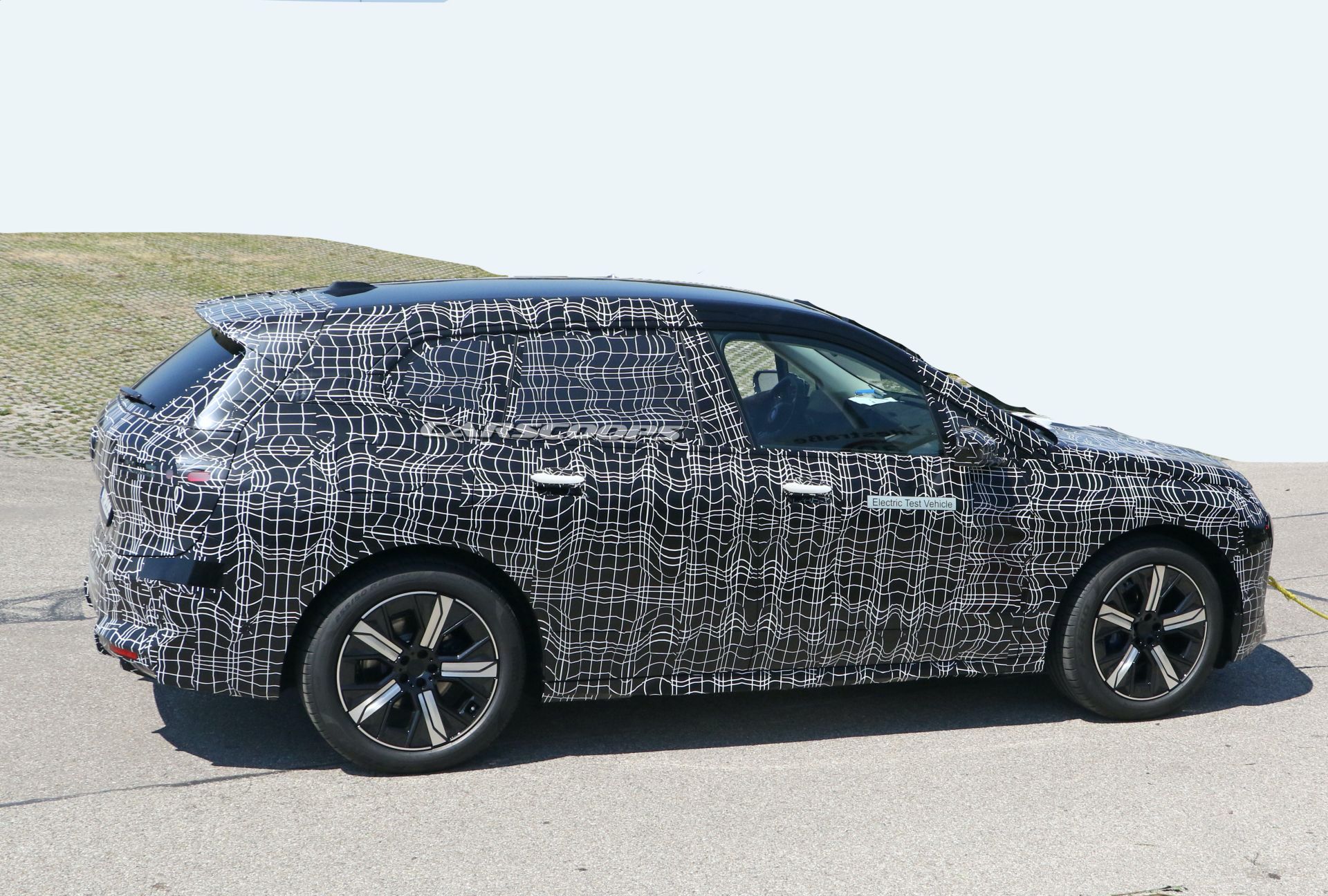 2021 BMW iNext Electric SUV Wears Production Lights, Less Camo In New Spy Shots
