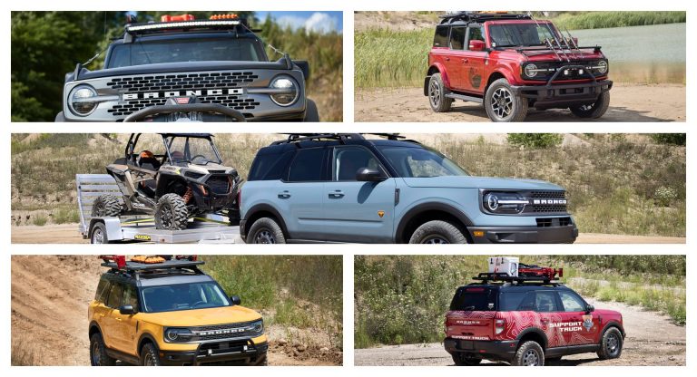 2021 Ford Bronco And Bronco Sport Concepts Showcase Wide Range Of