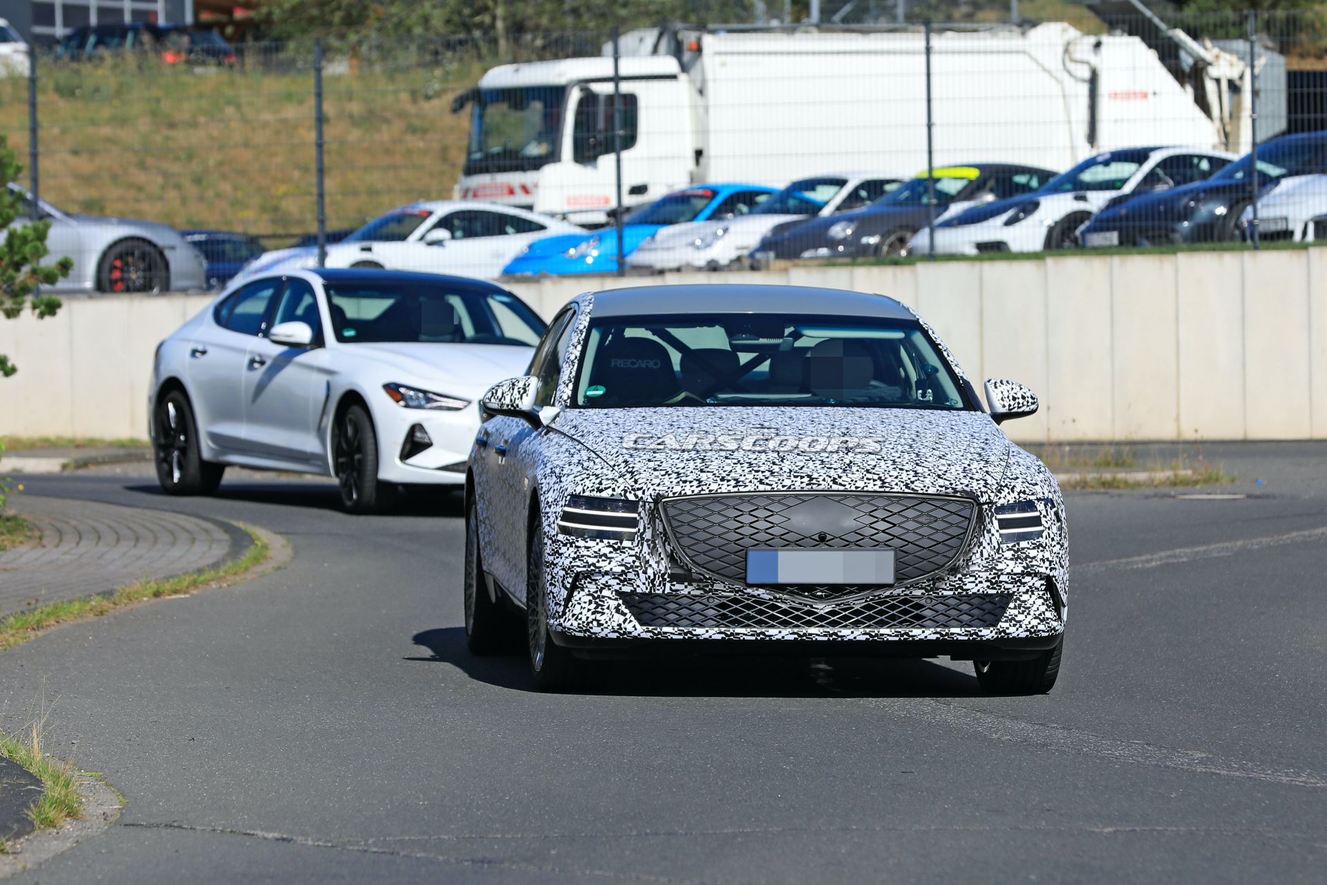 2022 Genesis eG80 EV Makes First Appearance, Is Expected Next Year With 310-Mile Range