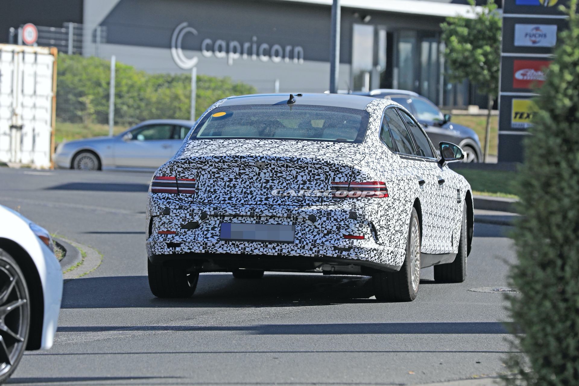 2022 Genesis eG80 EV Makes First Appearance, Is Expected Next Year With 310-Mile Range