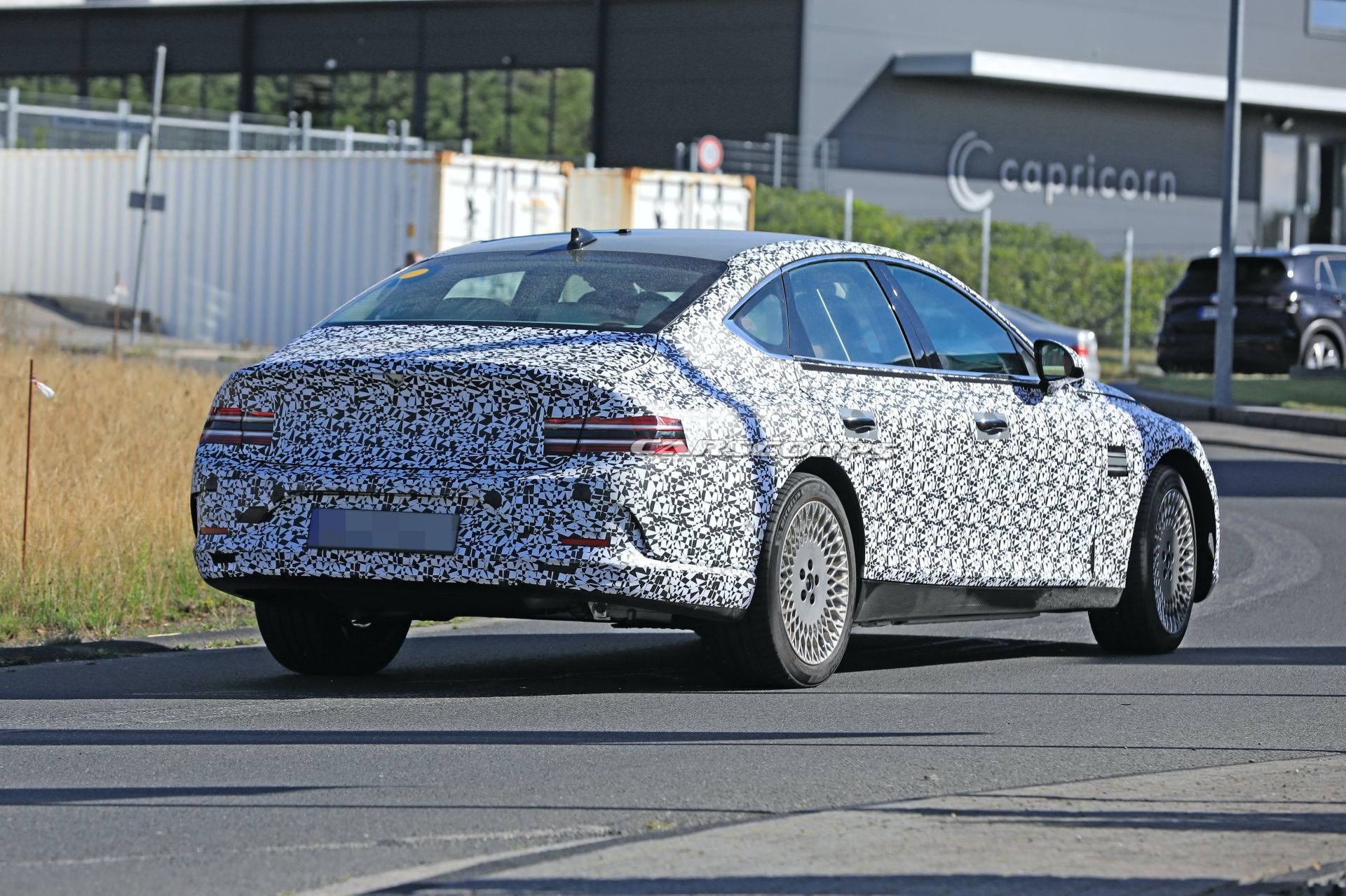 2022 Genesis eG80 EV Makes First Appearance, Is Expected Next Year With 310-Mile Range