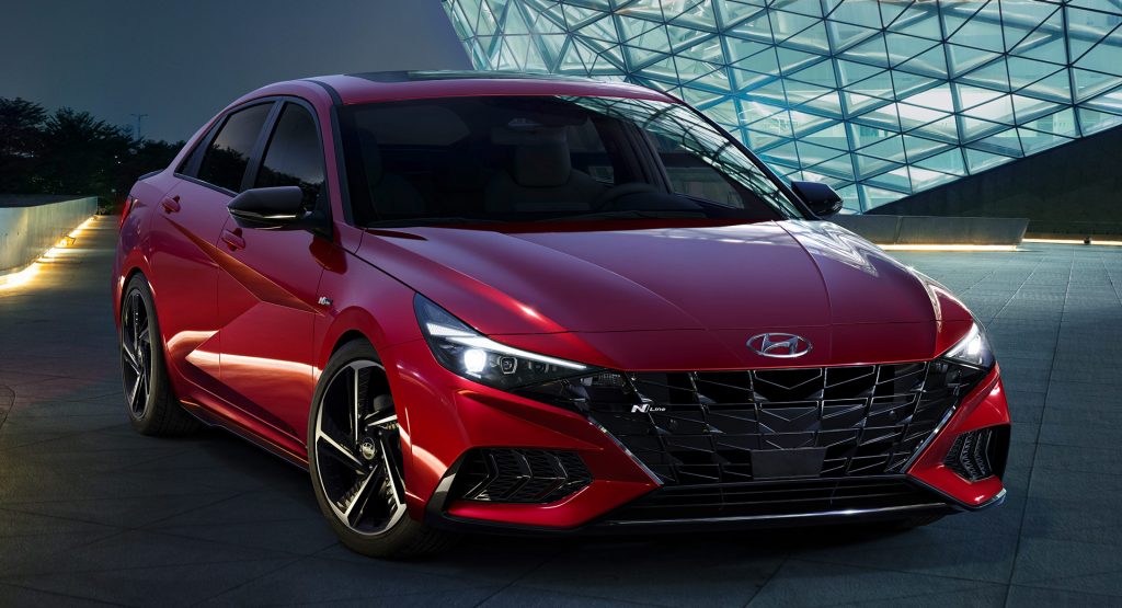 Abreviatura Cierto Máxima Hyundai Debuts Livelier 2021 Elantra N Line With 201HP 1.6 Turbo, Available  Manual | Carscoops