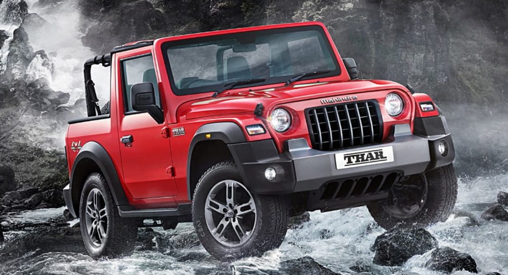 Mahindra Introduces The New Thar, Looks Like An Ugly Jeep Wrangler |  Carscoops