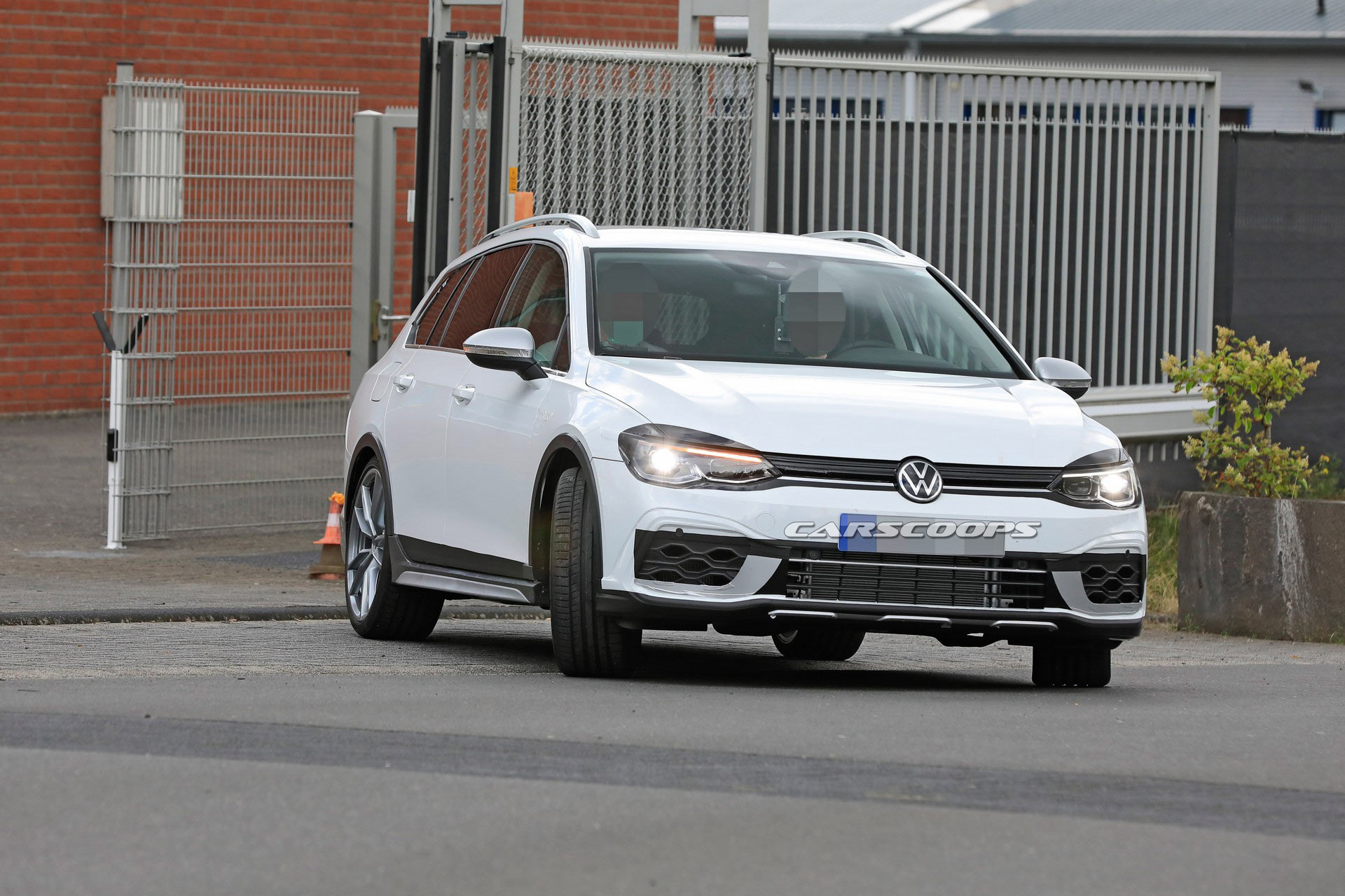 New VW Golf R Estate Spied Posing As An Alltrack