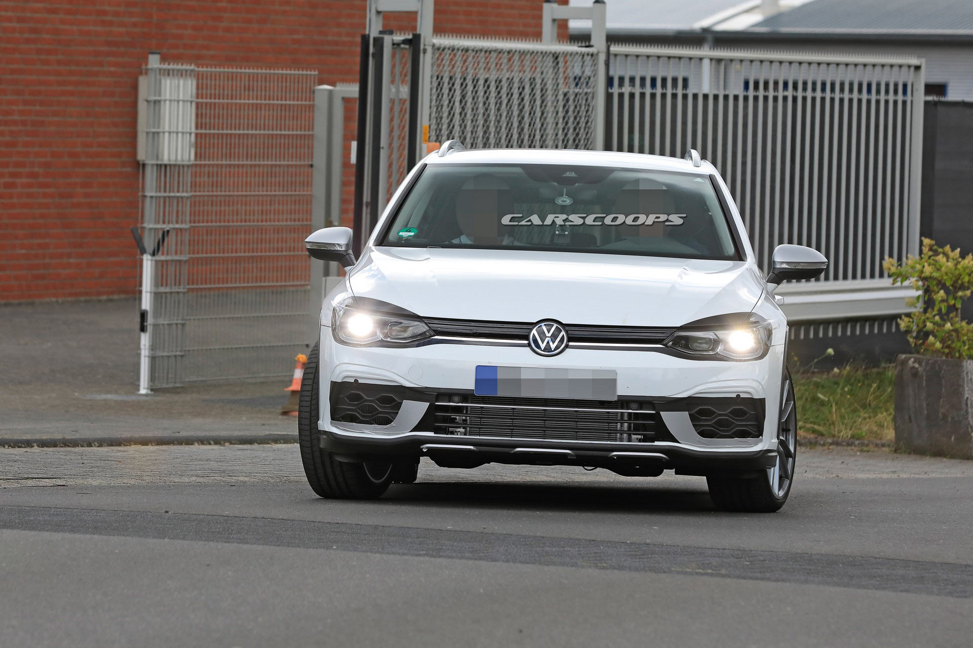 New VW Golf R Estate Spied Posing As An Alltrack