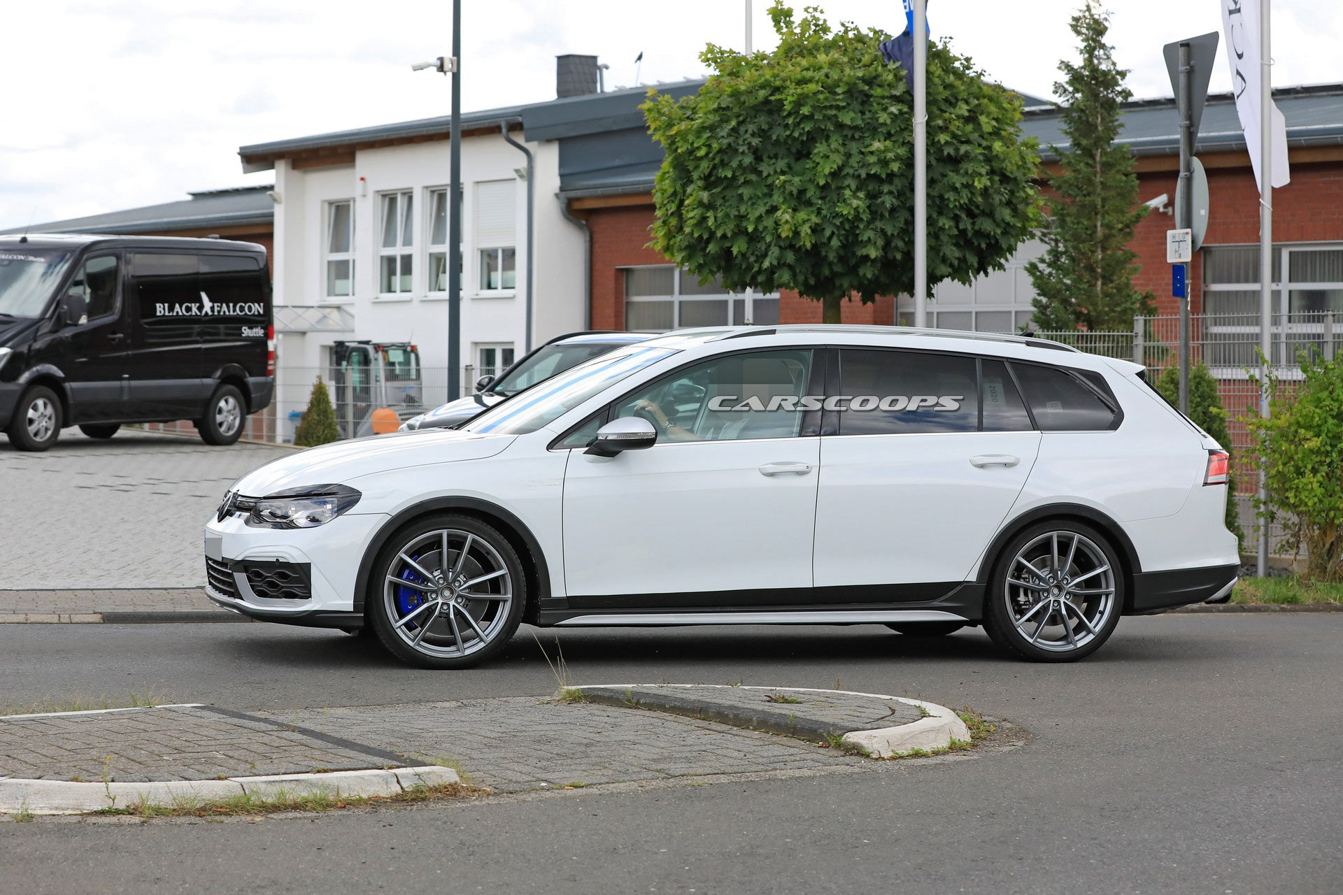 New VW Golf R Estate Spied Posing As An Alltrack