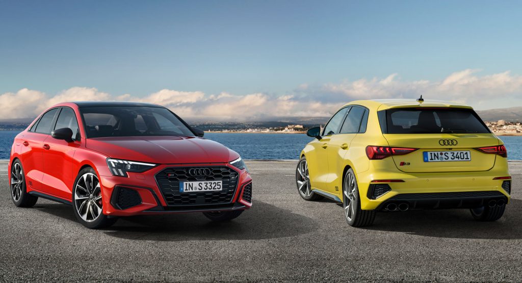  2021 Audi S3 Sportback And S3 Sedan Debut With 306 HP, 0-62 MPH In 4.8 Seconds