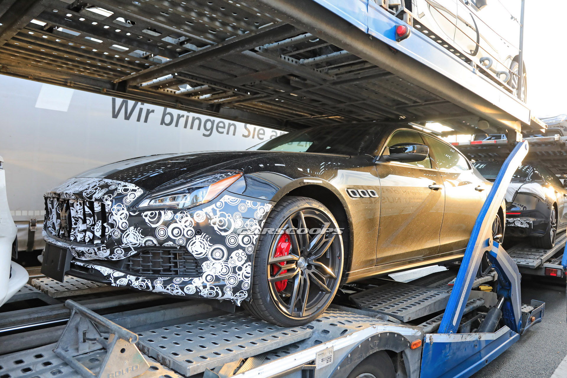2021 Maserati Quattroporte Adds Production Taillights In New Spy Shots
