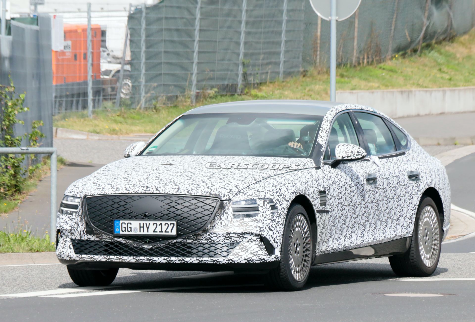 2022 Genesis eG80 EV Makes First Appearance, Is Expected Next Year With 310-Mile Range