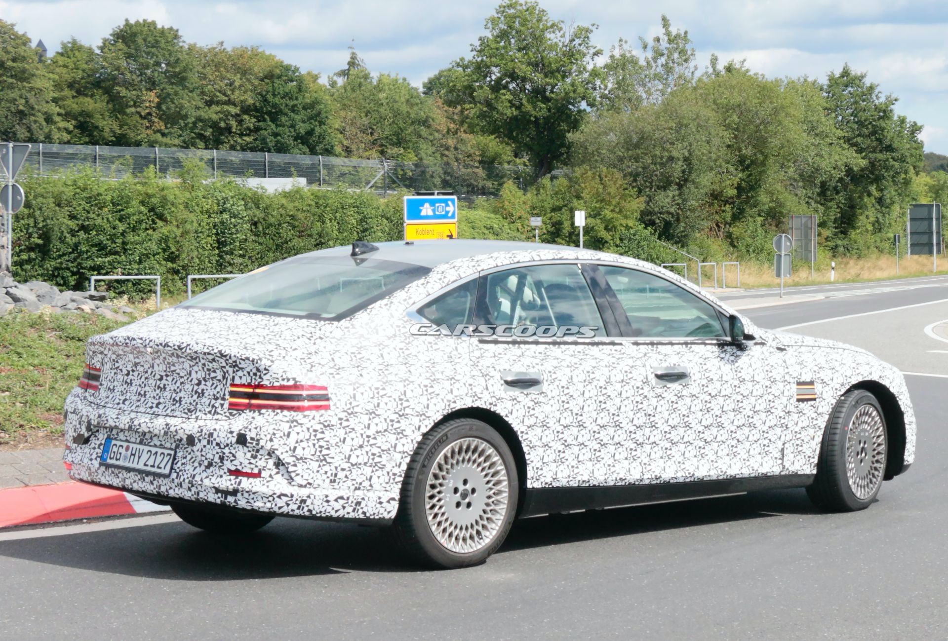 2022 Genesis eG80 EV Makes First Appearance, Is Expected Next Year With 310-Mile Range