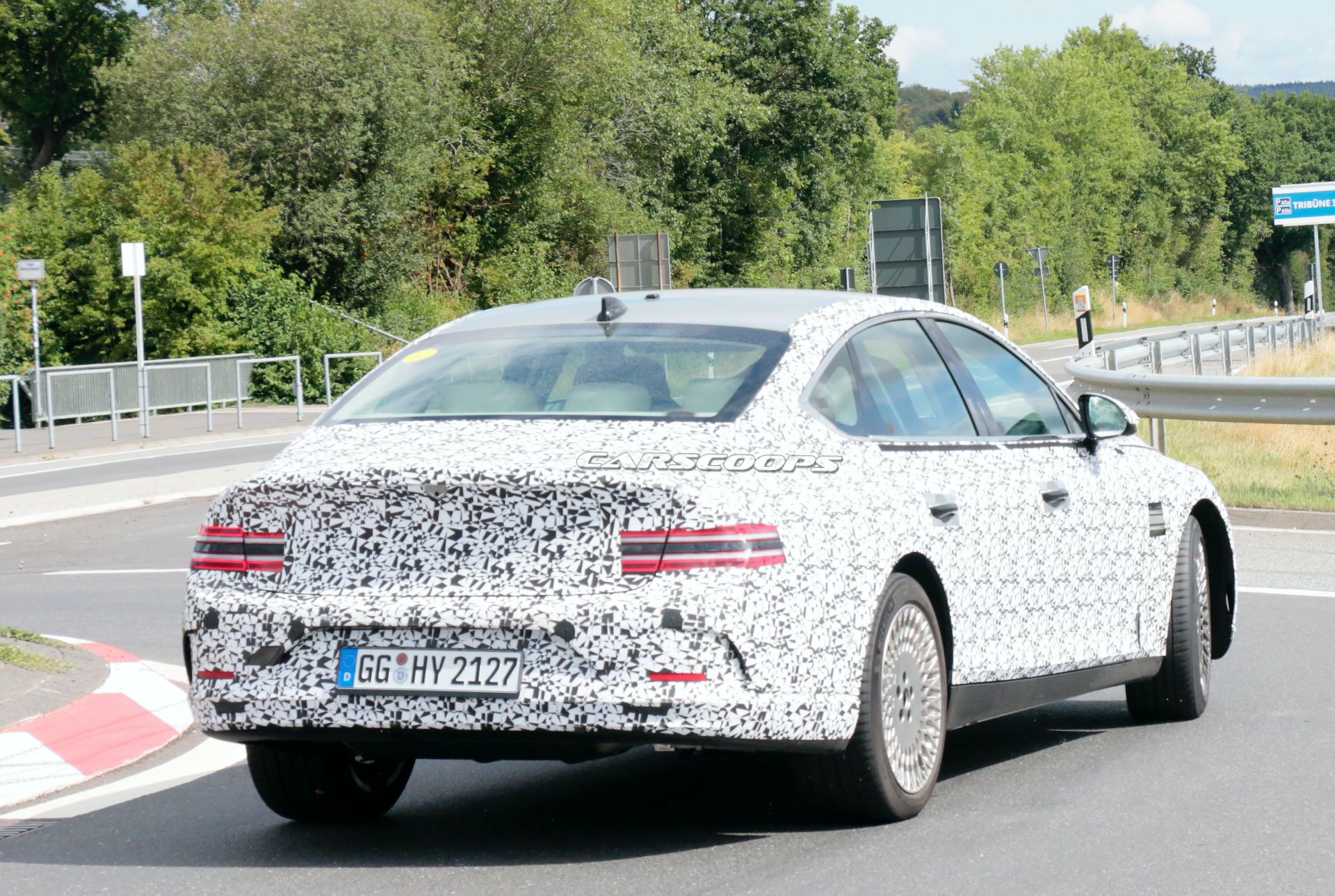 2022 Genesis eG80 EV Makes First Appearance, Is Expected Next Year With 310-Mile Range