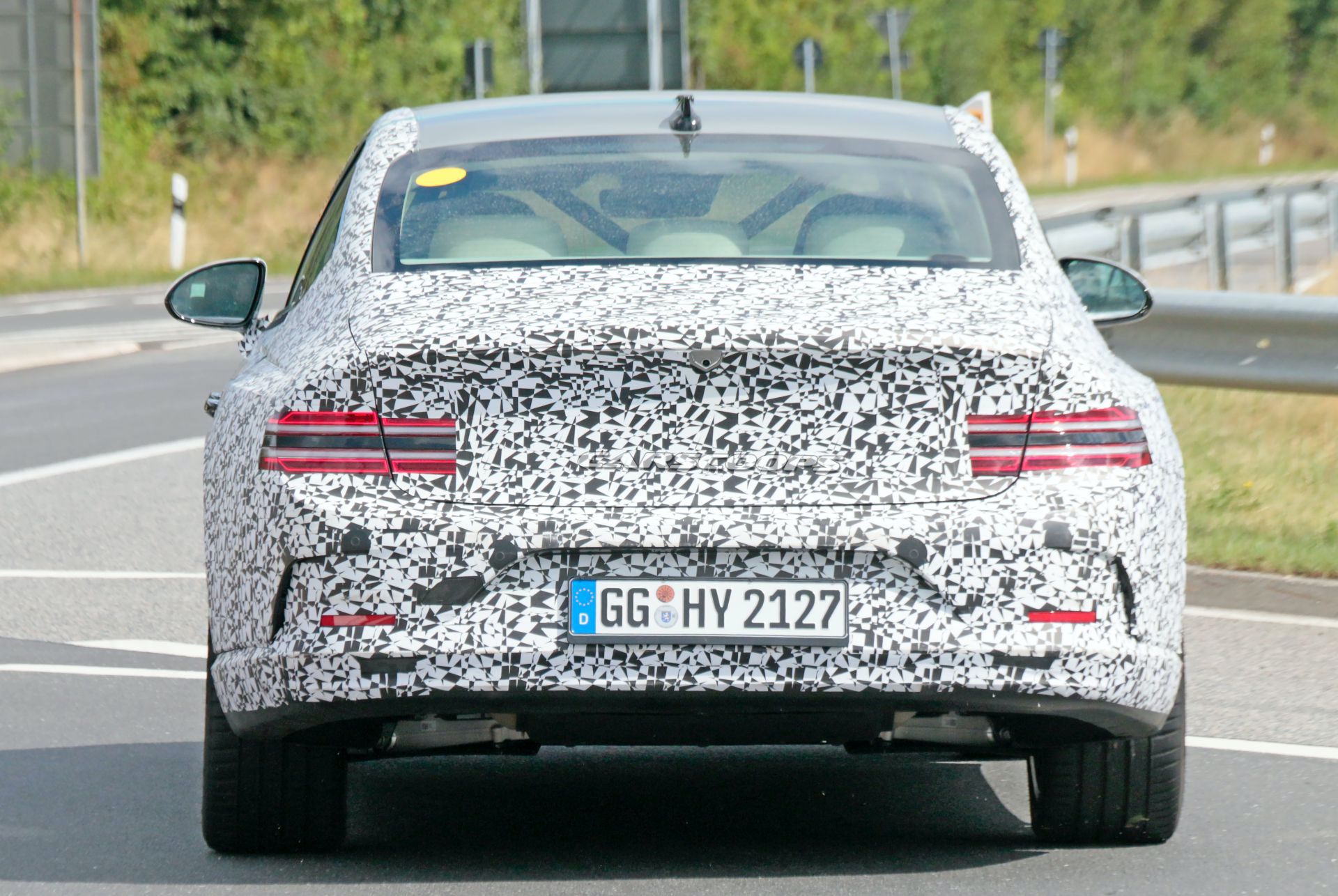 2022 Genesis eG80 EV Makes First Appearance, Is Expected Next Year With 310-Mile Range