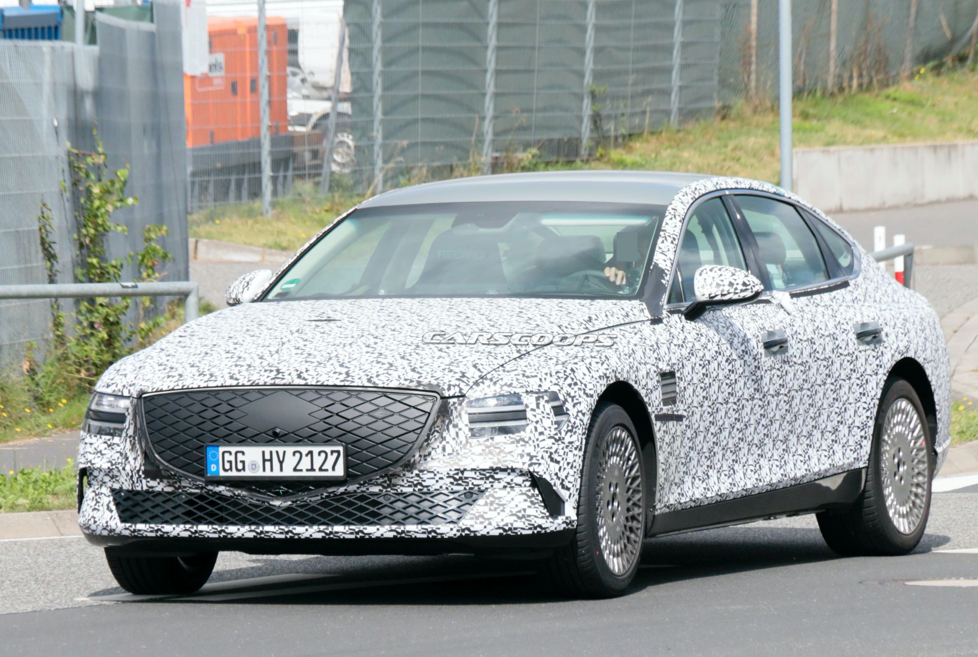 2022 Genesis eG80 EV Makes First Appearance, Is Expected Next Year With 310-Mile Range