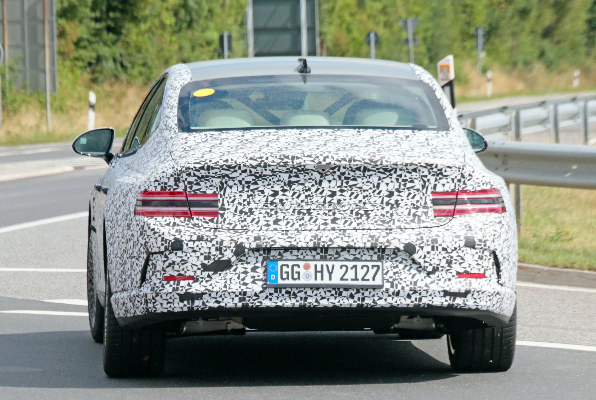 2022 Genesis eG80 EV Makes First Appearance, Is Expected Next Year With 310-Mile Range