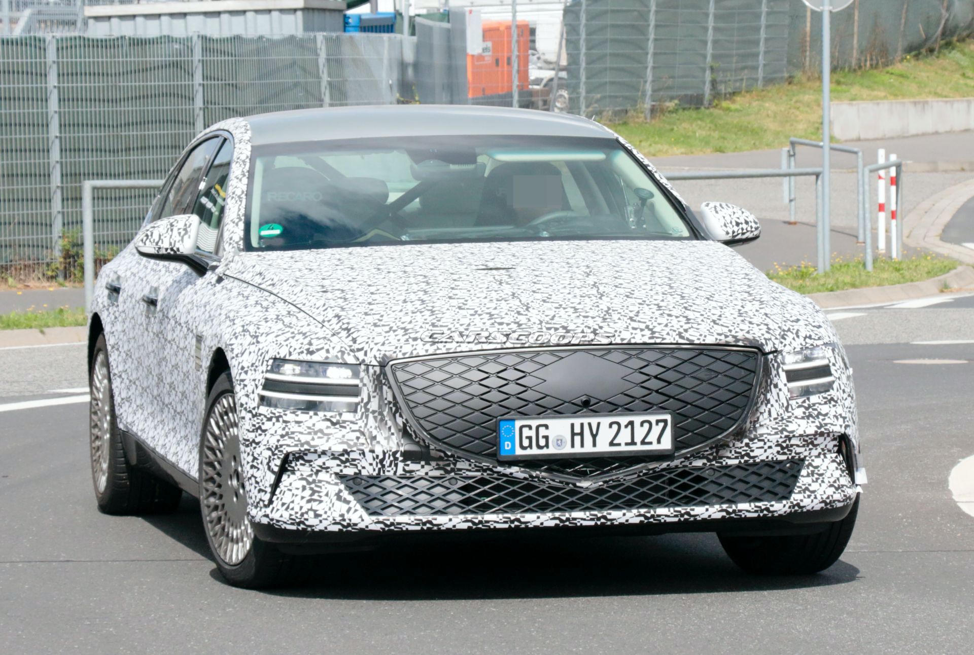 2022 Genesis eG80 EV Makes First Appearance, Is Expected Next Year With 310-Mile Range