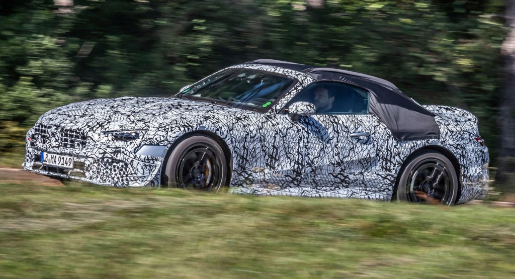 All-New 2022 Mercedes-AMG SL Roadster Teased As Testing Begins
