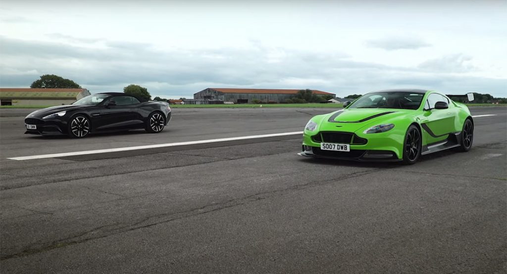  Battle Of The V12s: Aston Martin Vanquish Vs. Vantage GT12 Is Oh So Close